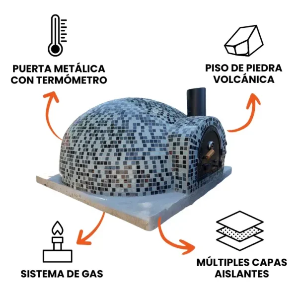 horno de piedra características