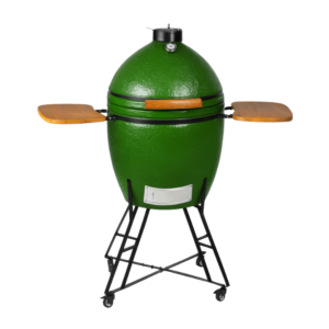 asador cerámico grande color verde