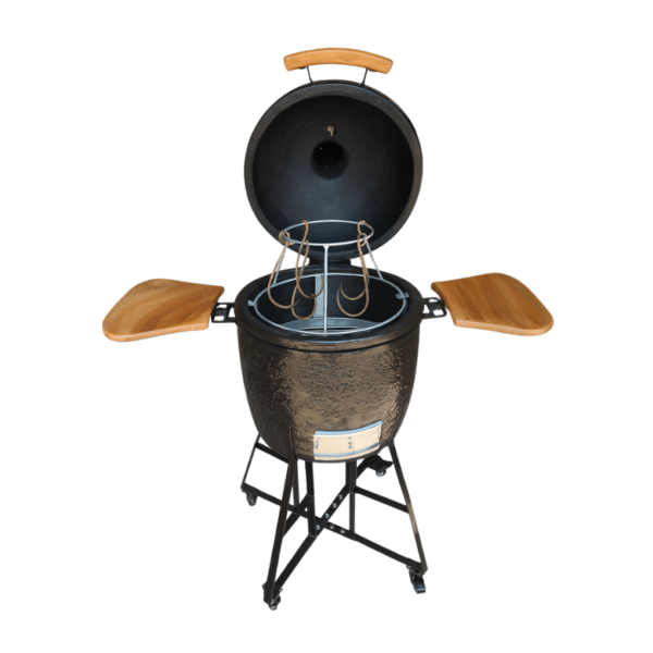 Asador cerámico kamado mediano con accesorios